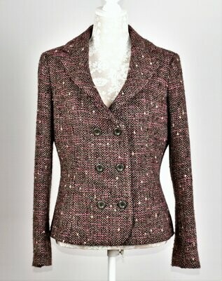 Pink & Brown Tweed Jacket by Per Una