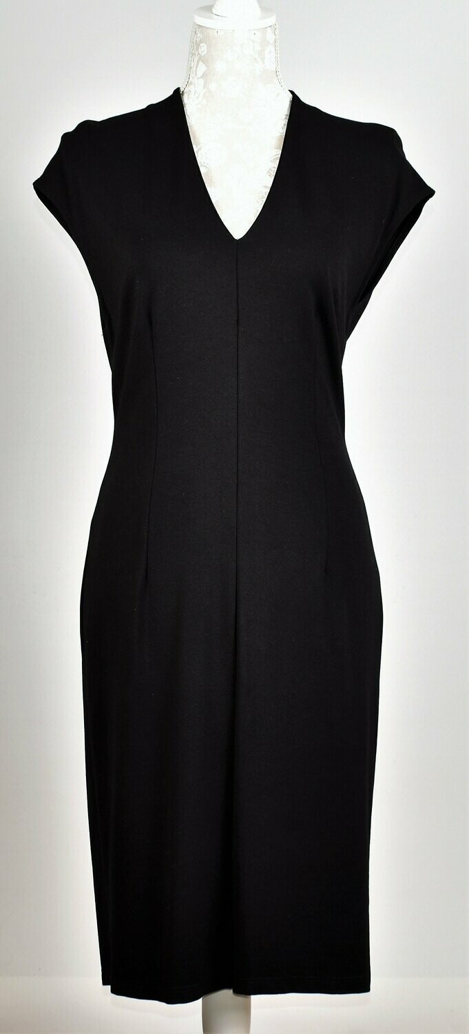 Black Stretchy Sleeveless Bodycon Dress by Essenza