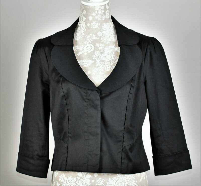 Black Cropped Jacket by Coast