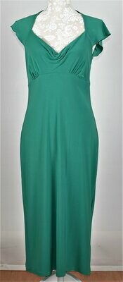 Emerald Green Backless Flamenco Frill Dress by Debut