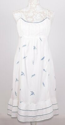 Cream & Blue Floral Sun Dress by Monsoon