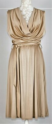 Gold Midi Dress by Look