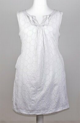 White Broderie Anglaise Dress by Jager