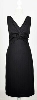 Black Sleeveless Fitted Dress by H&M