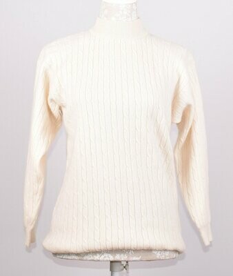 Cream Cable Knit Jumper by Compliments