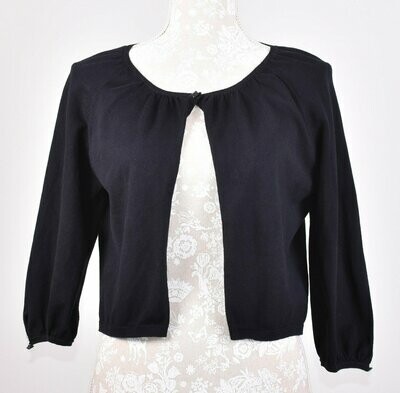 Black Cropped Cardigan by Monsoon