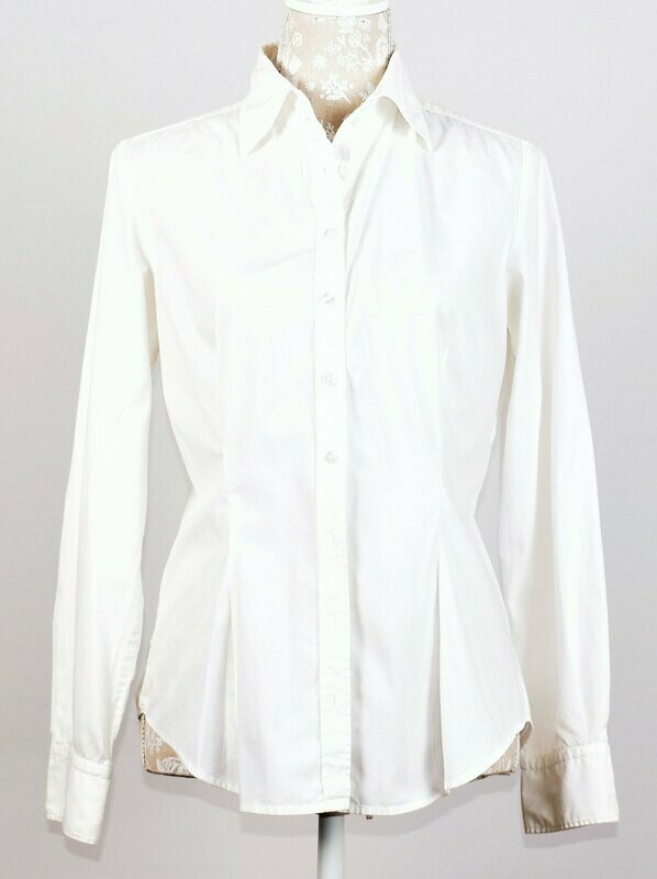White Fitted Blouse by  Belmonte