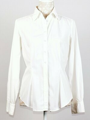 White Fitted Blouse by Belmonte