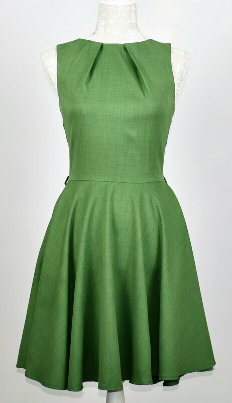 Fern Green Skater Dress by Closet of London