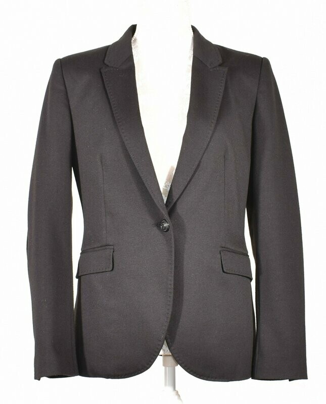 Black Jacket with Quilted Elbow Patches by ZARA