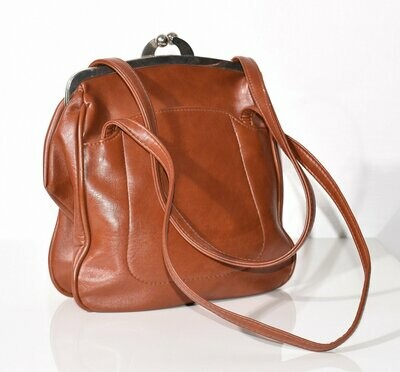 Vintage Chestnut Brown Shoulder Bag