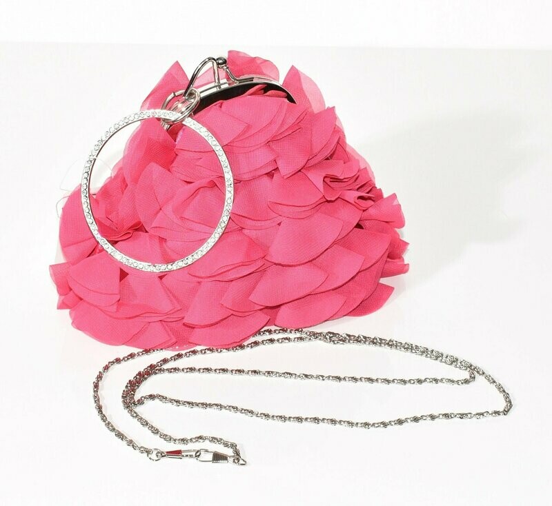 Fuchsia Pink Petal Bag / Purse by DITSY