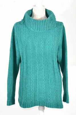 Vintage Emerald Green Cowl Necked Jumper by CANDA