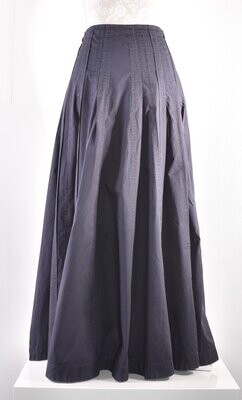 Vintage Long Navy Blue Maxi Skirt by MANDOLIN