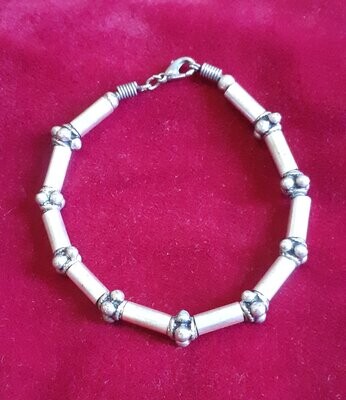 Vintage Tube & Ball Bracelet