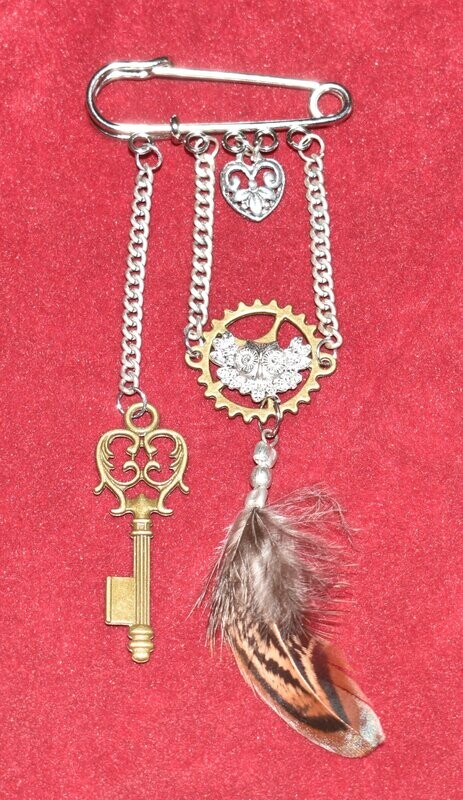 Kilt Pin Drop Brooch by REEVIVE