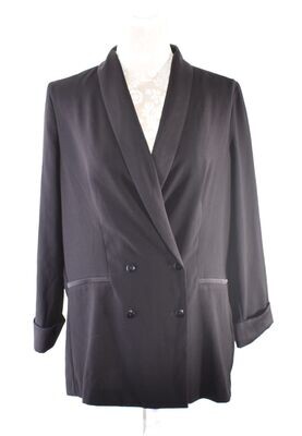 Black Tuxedo Style Jacket by F&F