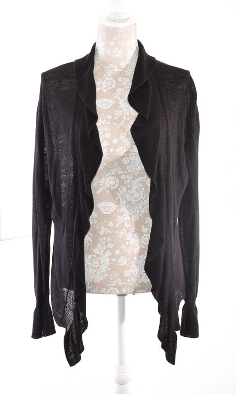 Black Waterfall Cardigan by PHASE 8