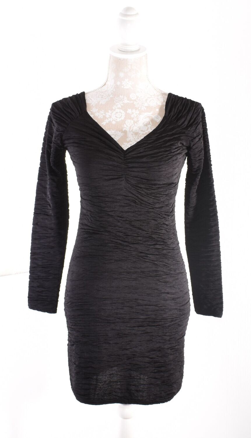 Short Black Long Sleeved Dress by CLUB L