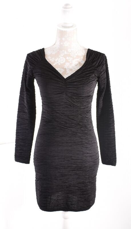 Short Black Long Sleeved Dress by CLUB L