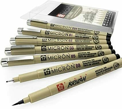Pigma MICRON pack 6 Pigma MICRON pack 6