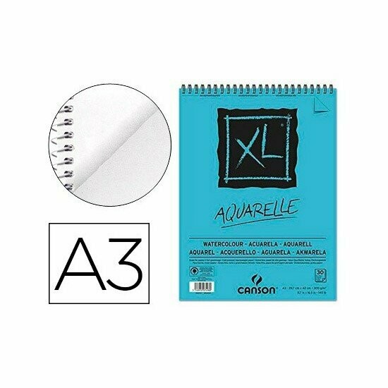 Bloc Aquarelle XL CANSON A3