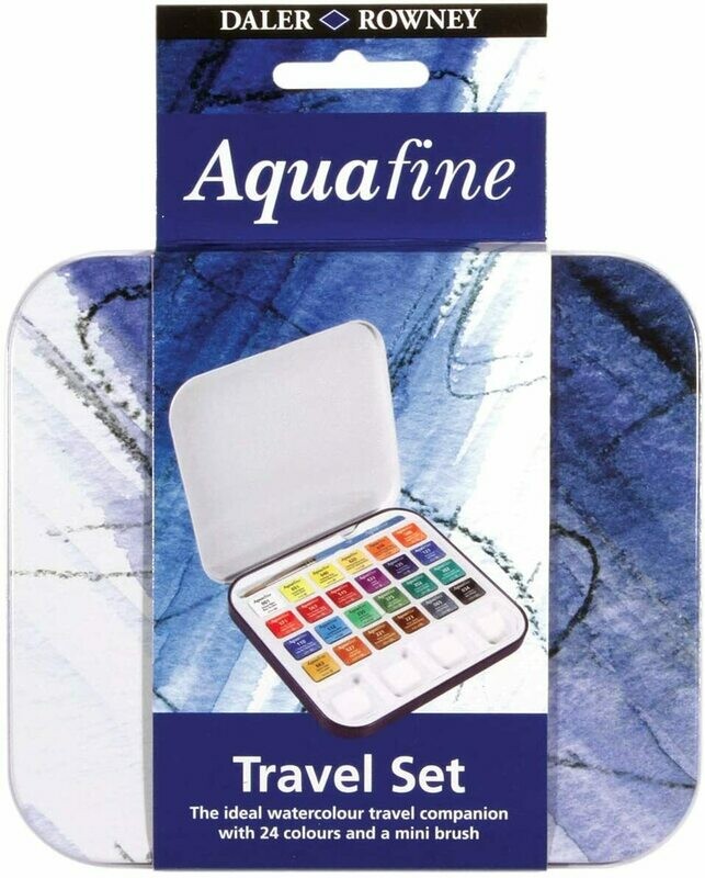 Acuarela Aquafine Travel set 24 colores DalerRowney