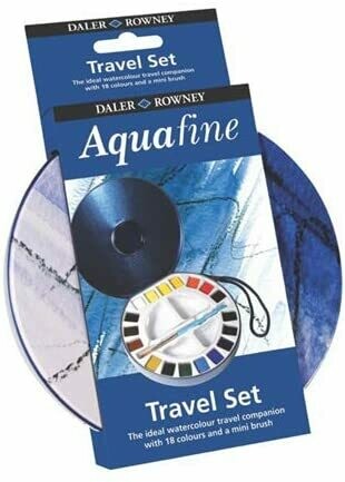 Acuarela Aquafine Travel set 18 colores DalerRowney