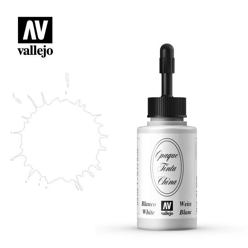 Tinta China Opaca Blanco Vallejo