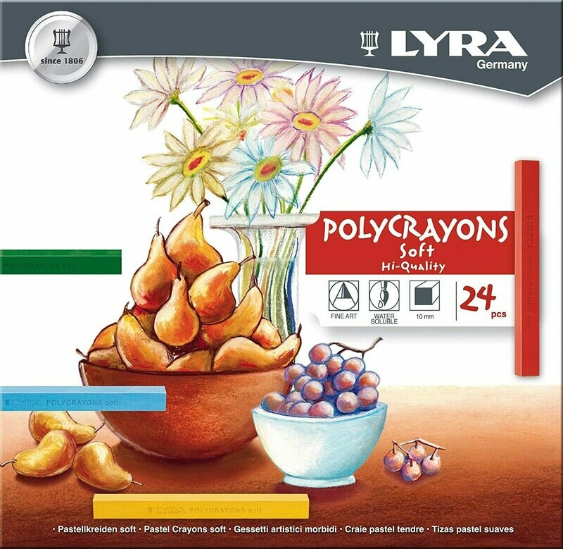 Pastel polycrayons 24u. LYRA