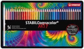 LÁPICES AQUACOLOR STABILO 36u.
