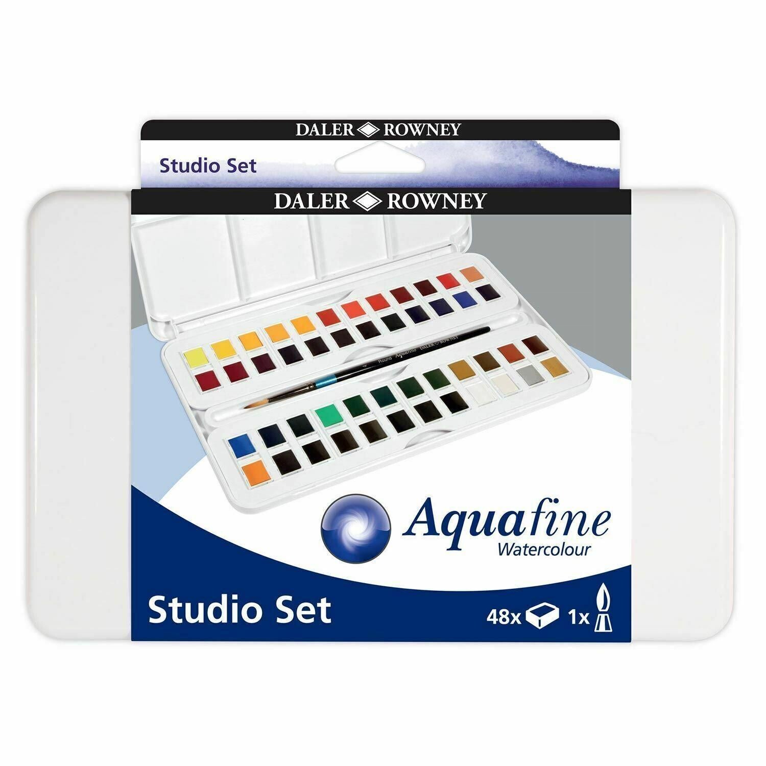 Acuarela Aquafine Travel set 48 colores DalerRowney