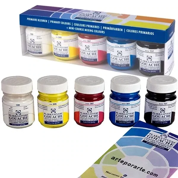 Gouache 5 colores talens