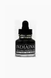 Tinta acrilico IndiaInk Vallejo #Black Noir