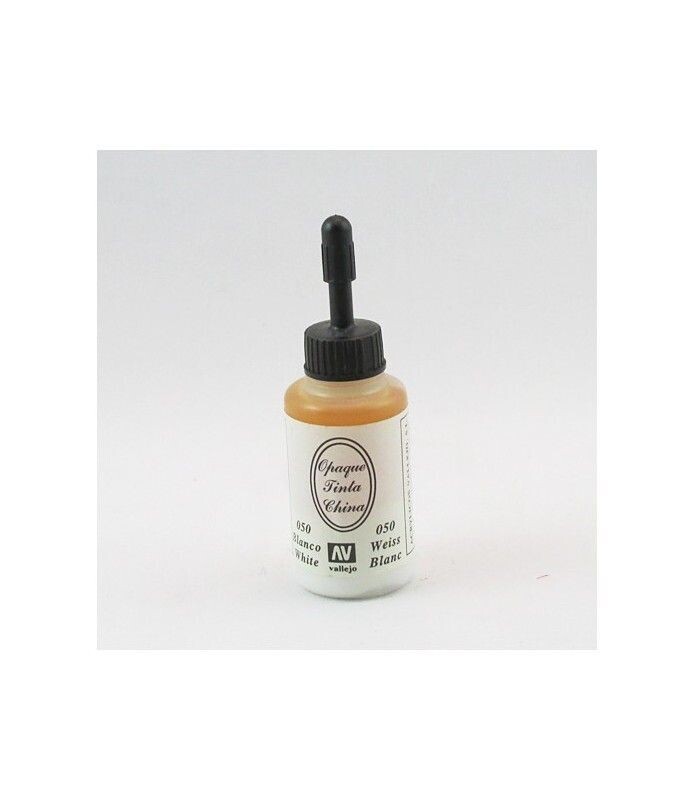 TINTA CHINA  23ML VALLEJO #BLANCA