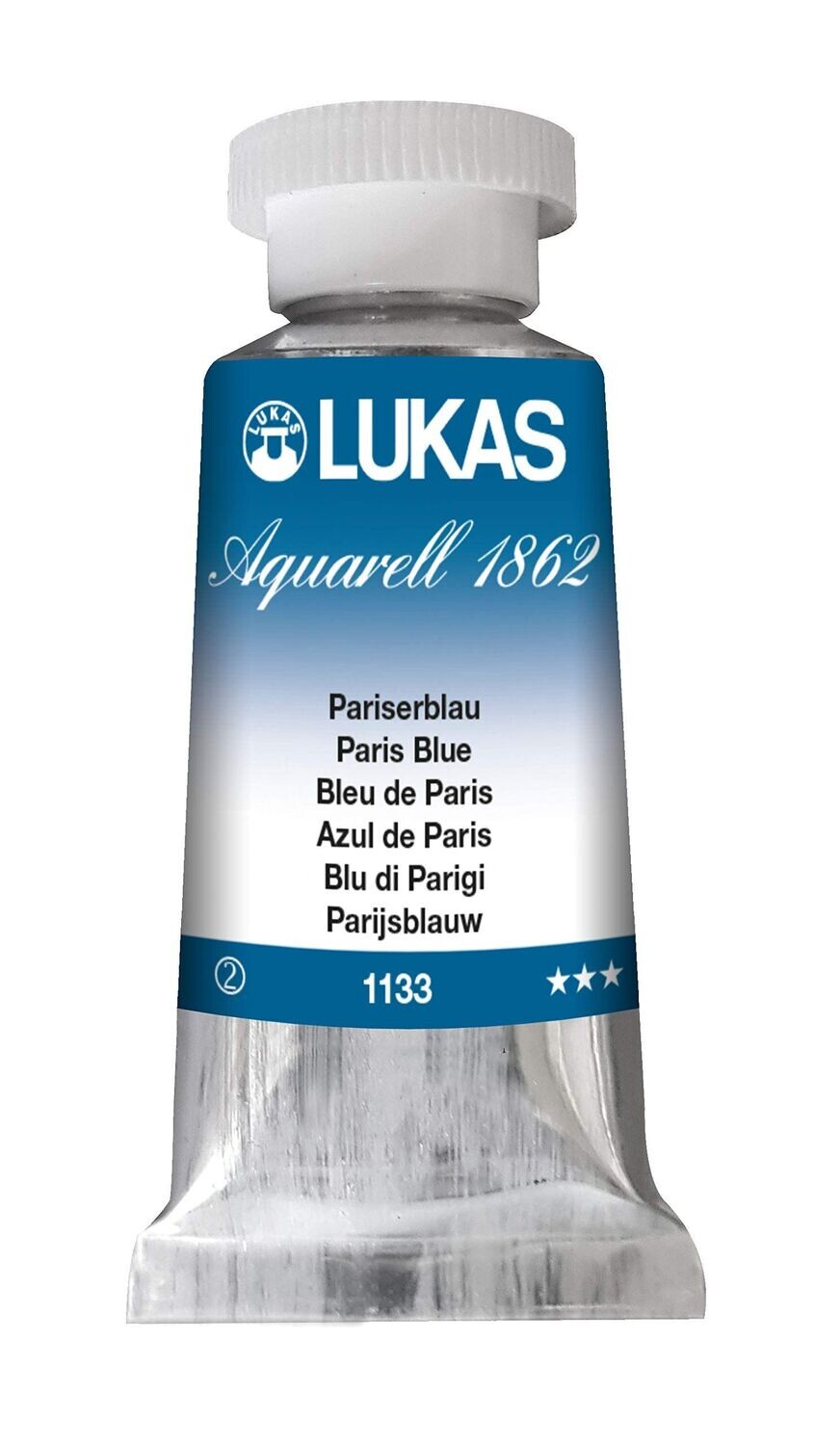Acuarela Lukas 1862 24ml S2 #1133 Azul de Paris