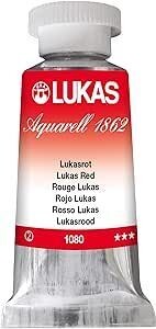 Tubo Acuarela Lukas 1862 24ml S2 #1080 Rojo lukas