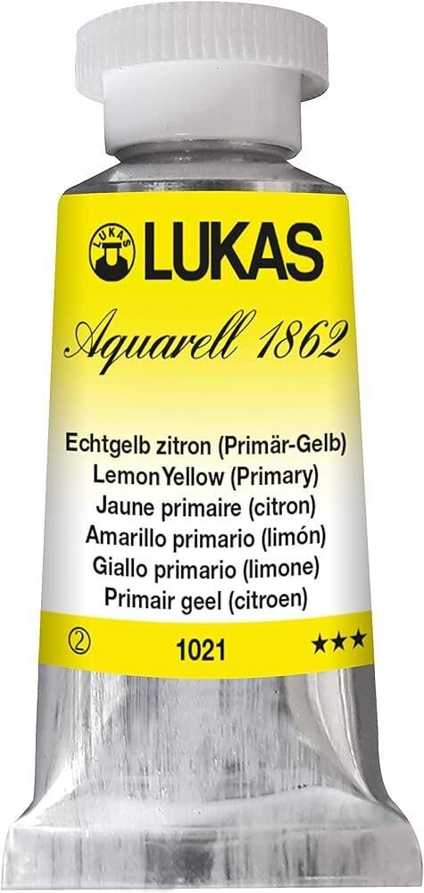 Tubo Acuarela Lukas 1862 24ml S2 #1021 Amarillo Primario