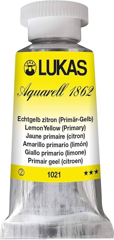 Tubo Acuarela Lukas 1862 24ml S2 #1021 Amarillo Primario