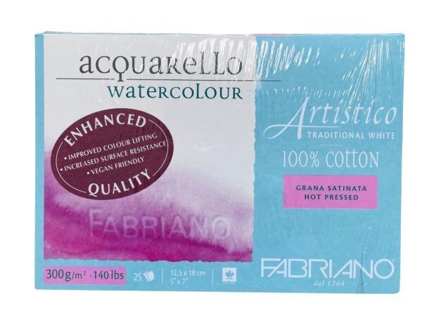 Bloc  acquarello artistico fariano grana satinada  300gr A4