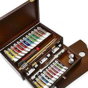 Set REMBRANDT roc master caja madera x12 40ml+12 20ml