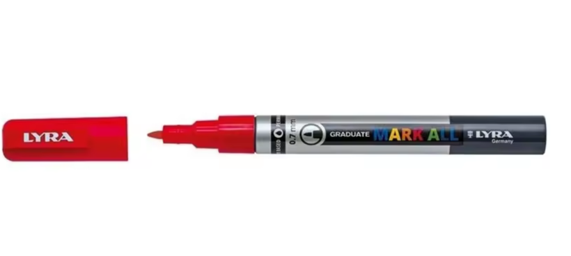 Rotulador acrilico LYRA XS 018 RED