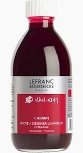 Tinta 250ml Lefranc #CARMIN