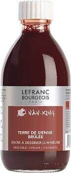 Tinta  250ml Lefranc #Tierra De Siena Tostada