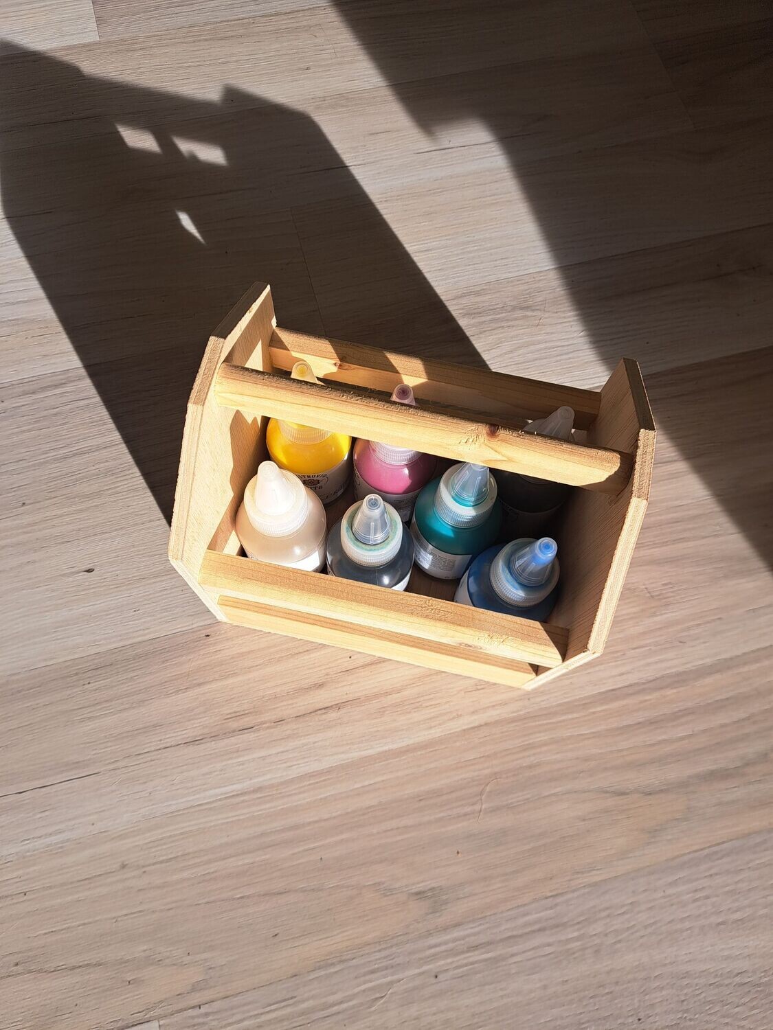 Caja Madera para pinturas 7u