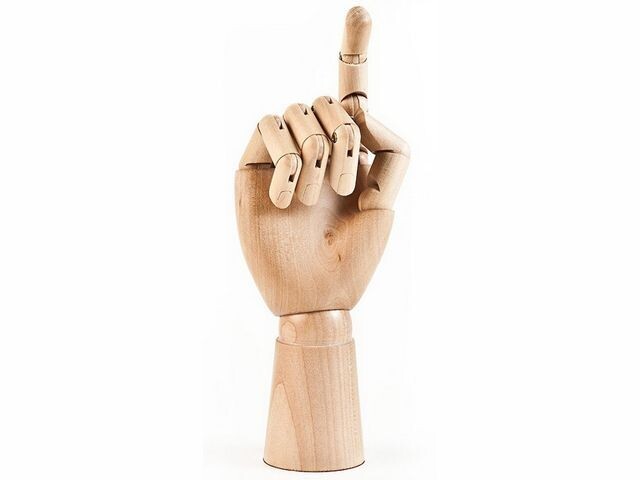 MANO ARTICULADA 30CM DERECHA
