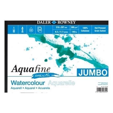 Bloc acuarela Jumbo A4  300gr Daler Rowney