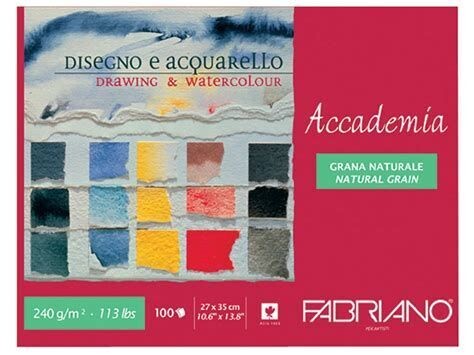 Bloc Fabriano Maxibloc Accademia dibujo 240g  27x35