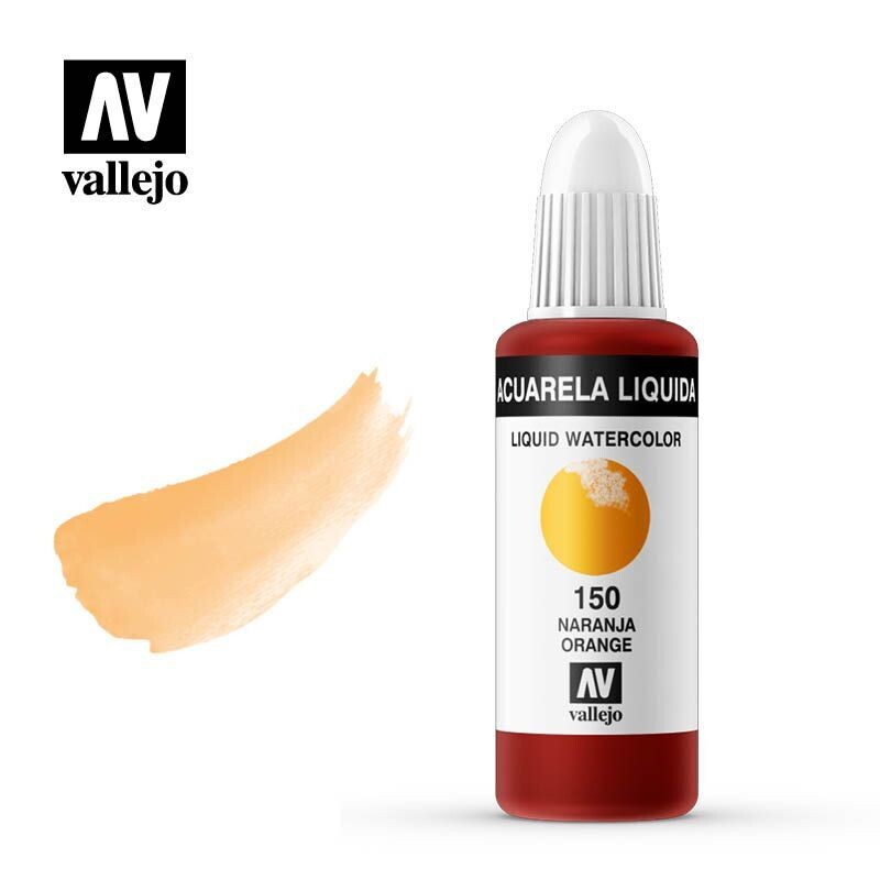 Acuarela líquida Vallejo #150 NARANJA