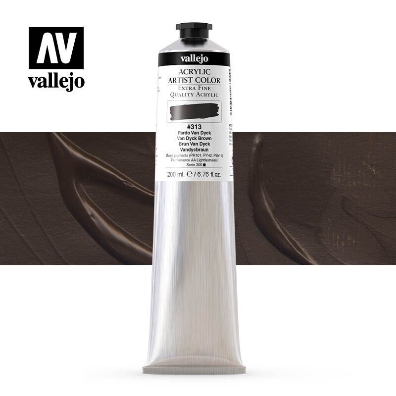 ACRILIC ARTIST VALLEJO 17.313 PARDO VAN DYCK